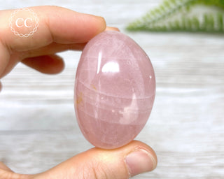 Rose Quartz Chunky Palm Stone #2