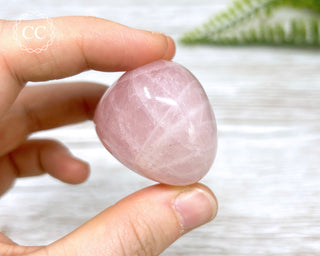 Rose Quartz Chunky Palm Stone #2