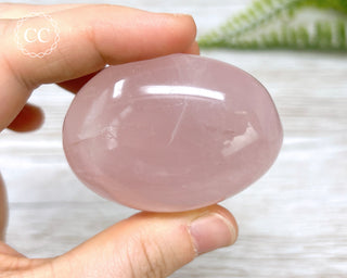 Rose Quartz Chunky Palm Stone #1