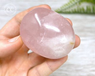 Rose Quartz Chunky Palm Stone #1