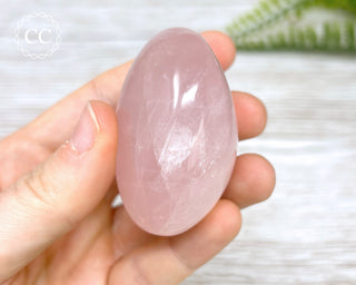 Rose Quartz Chunky Palm Stone #1