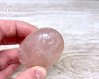 Rose Quartz Chunky Palm Stone #2