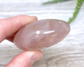 Rose Quartz Chunky Palm Stone #3