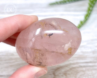 Rose Quartz Chunky Palm Stone #3