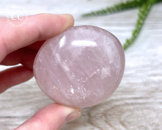 Rose Quartz Chunky Palm Stone #4