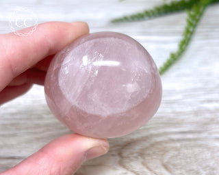 Rose Quartz Chunky Palm Stone #4