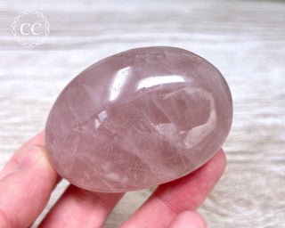 Rose Quartz Chunky Palm Stone #6