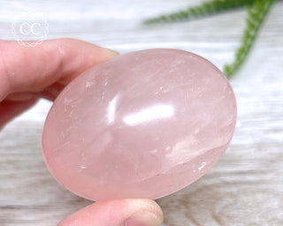 Rose Quartz Chunky Palm Stone #2