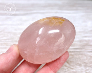 Rose Quartz Chunky Palm Stone #2