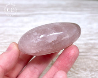 Rose Quartz Chunky Palm Stone #6