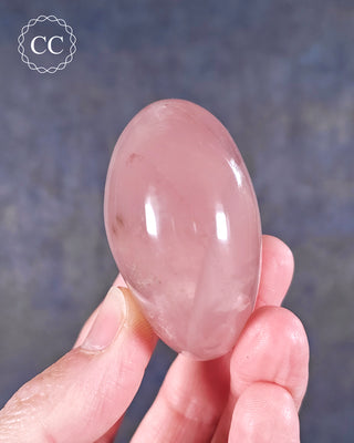 Rose Quartz Chunky Palm Stone #7