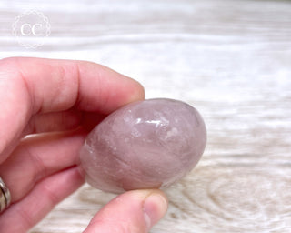 Rose Quartz Chunky Palm Stone #6