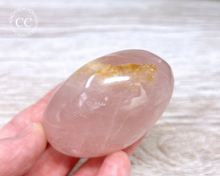 Rose Quartz Chunky Palm Stone #2
