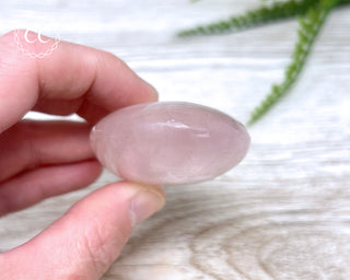 Rose Quartz Chunky Palm Stone #6