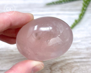 Rose Quartz Chunky Palm Stone #7