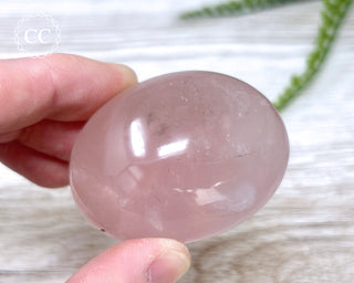 Rose Quartz Chunky Palm Stone #7