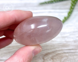 Rose Quartz Chunky Palm Stone #7