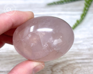 Rose Quartz Chunky Palm Stone #7