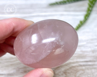 Rose Quartz Chunky Palm Stone #7