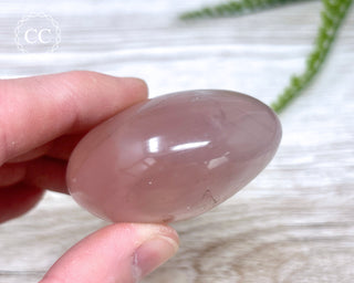 Rose Quartz Chunky Palm Stone #7