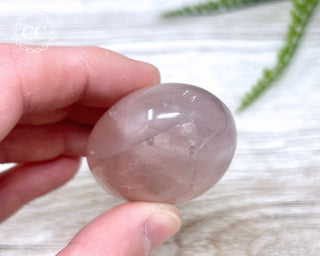 Rose Quartz Chunky Palm Stone #7