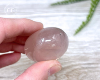 Rose Quartz Chunky Palm Stone #7