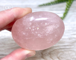Rose Quartz Chunky Palm Stone #2