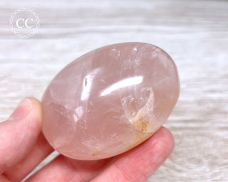Rose Quartz Chunky Palm Stone #2