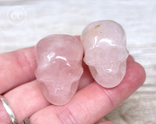 Rose Quartz Skull