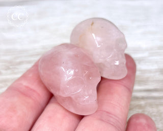 Rose Quartz Skull