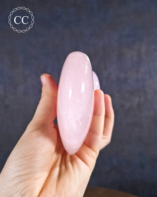 Rose Quartz Double Heart #1
