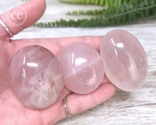 Rose Quartz Chunky Palm Stone