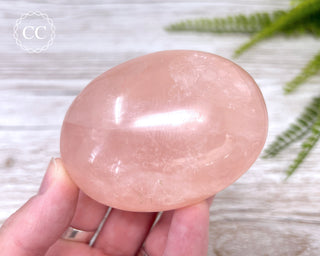 Rose Quartz Chunky Palm Stone #3