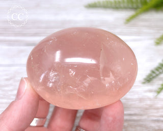 Rose Quartz Chunky Palm Stone #4