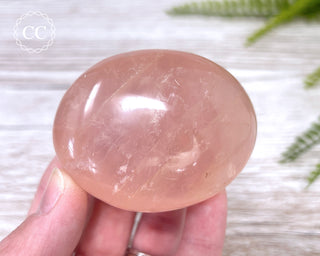 Rose Quartz Chunky Palm Stone #4