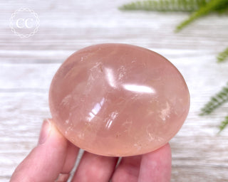 Rose Quartz Chunky Palm Stone #4