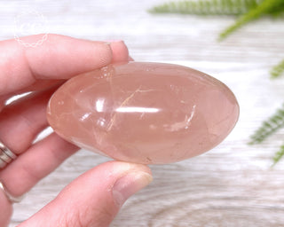 Rose Quartz Chunky Palm Stone #4