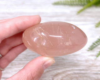 Rose Quartz Chunky Palm Stone #4