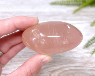 Rose Quartz Chunky Palm Stone #4