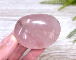 Rose Quartz Chunky Palm Stone #5