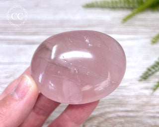 Rose Quartz Chunky Palm Stone #5