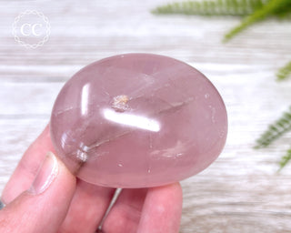 Rose Quartz Chunky Palm Stone #5