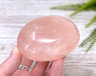 Rose Quartz Chunky Palm Stone #3