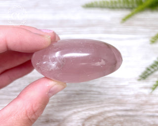 Rose Quartz Chunky Palm Stone #5