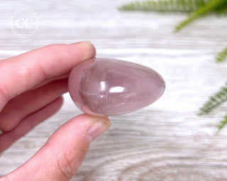 Rose Quartz Chunky Palm Stone #5