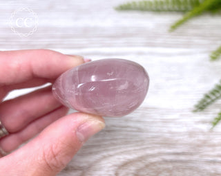 Rose Quartz Chunky Palm Stone #5