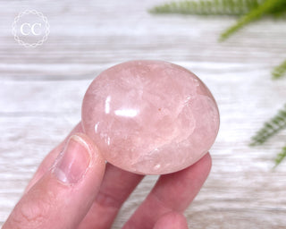 Rose Quartz Chunky Palm Stone #6