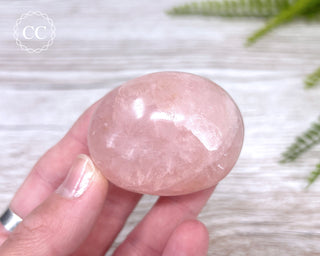 Rose Quartz Chunky Palm Stone #6