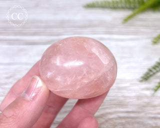 Rose Quartz Chunky Palm Stone #6