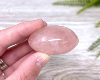 Rose Quartz Chunky Palm Stone #6